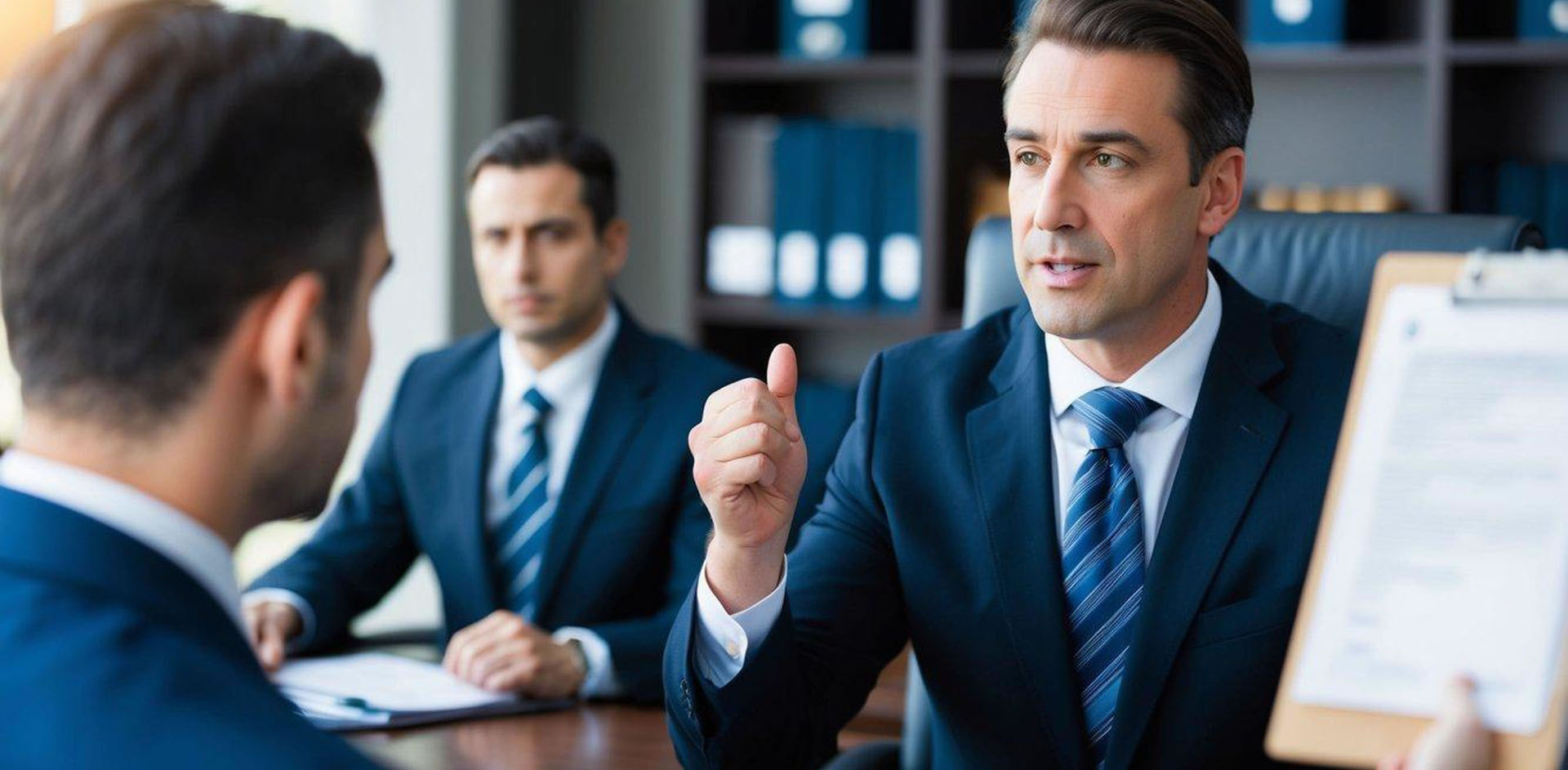 A DUI lawyer in Arizona confidently defends a client in a courtroom, presenting evidence and arguing their case with determination and expertise